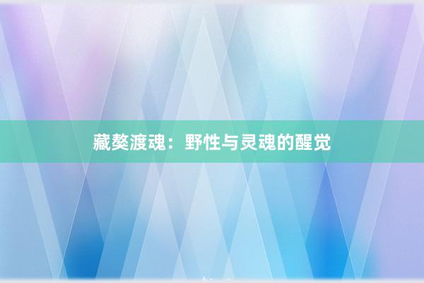 藏獒渡魂：野性与灵魂的醒觉